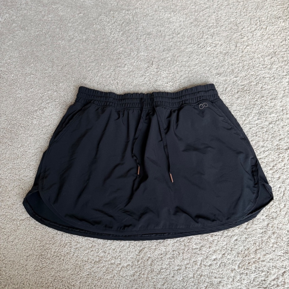 CALIA Black Athletic Skort Size M Tennis Golf Activewear Skirt - Picture 3 of 9